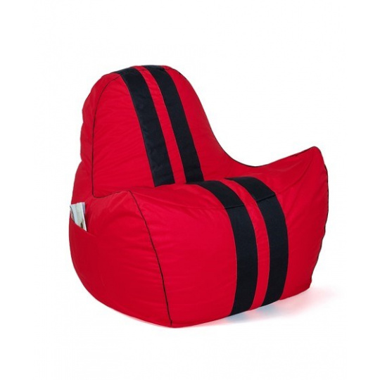 Ferrari červeno-černá taška Sako pouffe XXL 140 x 100 cm