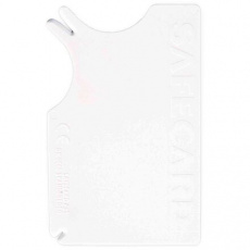 SAFECARD - plastová karta na vytahování klíšťat 8x5 cm SAFECARD - plastová karta na vytahování klíšťat 8x5 cm