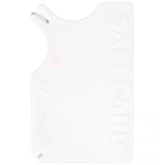 SAFECARD - plastová karta na vytahování klíšťat 8x5 cm