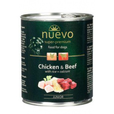 Nuevo pes Junior Kuřecí a Hovězí konz. 800g Nuevo pes Junior Kuřecí a Hovězí konz. 800g