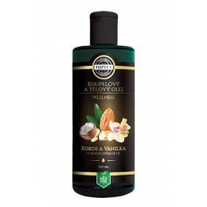 Olej koupelový kokos a vanilka TOPVET 200ml Olej koupelový kokos a vanilka TOPVET 200ml