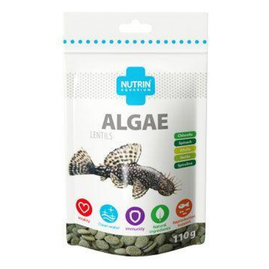 Nutrin Aquarium Algae Lentils Akvarijní ryby 110g