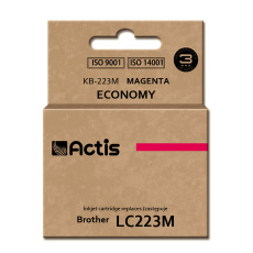 Actis KB-223M inkoust (náhrada za Brother LC223M; standardní; 10 ml; červený)