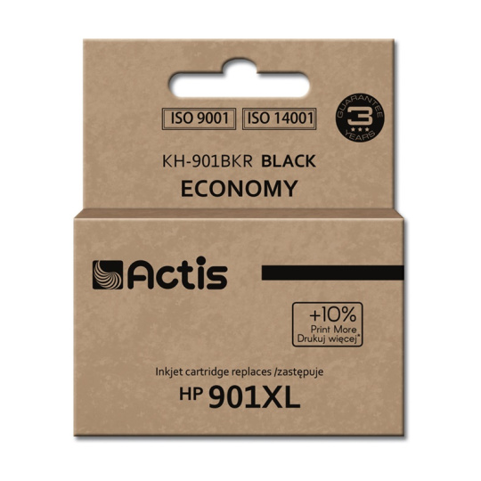 Actis KH-901BKR Inkoust (náhradní inkoust HP 901XL CC654AE; standardní; 20 ml; černý)