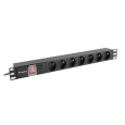 LANBERG POWER STRIP RACK PDU (1U,16A,7X 230V,2M)