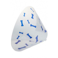 Límec ochranný BUSTER plastový Bone modrý 30cm Límec ochranný BUSTER plastový Bone modrý 30cm