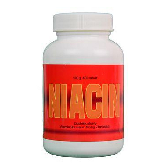 Niacin vitamin B3 500tbl Niacin vitamin B3 500tbl