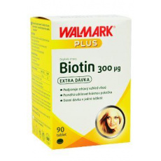Biotin Walmark 300mcg 90tbl Biotin Walmark 300mcg 90tbl
