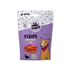 PAN. BANDIT STRIPS Kachní stripsy - pochoutka pro psy - 80 g