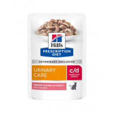 HILLS Diet Feline c/d Urinary Stress Salmon NEW KAPSIČKA 12x85 g