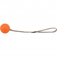 SPORTING míč tvrdý na nylon.pásku, přírodní guma 6 cm/35 cm