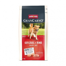 GranCarno Dog DryFood Adult s drůbežím a hovězím masem, 1 kg GranCarno Dog DryFood Adult s drůbežím a hovězím masem, 1 kg