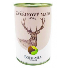 BOHEMIA MASO Zvěřinové ve vlastní šťávě 400g BOHEMIA MASO Zvěřinové ve vlastní šťávě 400g