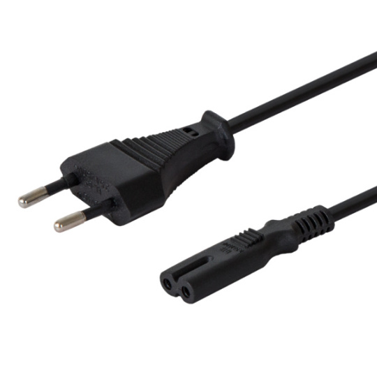 Savio CL-100 napájecí kabel Černá 1,8 m IEC Type E (3.4 mm, 3.1 mm) IEC C7