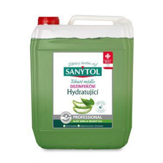 SANYTOL mýdlo hydratující dezinfekční PROFESSIONAL 5l SANYTOL mýdlo hydratující dezinfekční PROFESSIONAL 5l