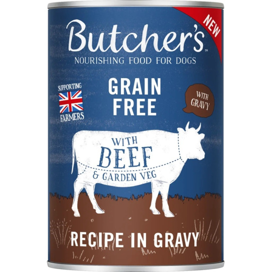 BUTCHER'S Original Recipe in gravy Beef - Mokré krmivo pro psy - 400 g