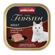 ANIMONDA Vom Feinsten Adult Meat mix - mokré krmivo pro kočky - 100g