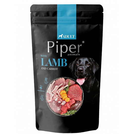 NEW PIPER s jehněčím a mrkví, kapsička pro psy 150 g