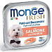 MONGE FRESH - paštika a kousky s lososem 100 g pro psy