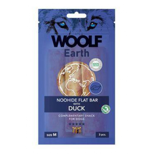 WOOLF Earth poch. NooHide M Flat Bar Duck 90g