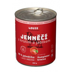 Louie Dog konz. Jehněčí s krůtím,jablk.prebiotiky 800g