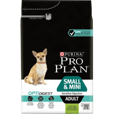 Purina SMALL & MINI ADULT SENSITIVE DIGESTION 3 kg Dospělý jedinec Jehněcí