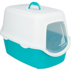 WC VICO kryté s dvířky, bez filtru 56 x 40 x 40 cm, tyrkysová/bílá WC VICO kryté s dvířky, bez filtru 56 x 40 x 40 cm, tyrkysová/bílá