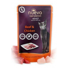 Nuevo kočka kapsa Adult Kuře a Hovězí 85g Nuevo kočka kapsa Adult Kuře a Hovězí 85g