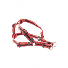 Postroj BUSTER Airmesh reflexní S, 20mm červený Postroj BUSTER Airmesh reflexní S, 20mm červený