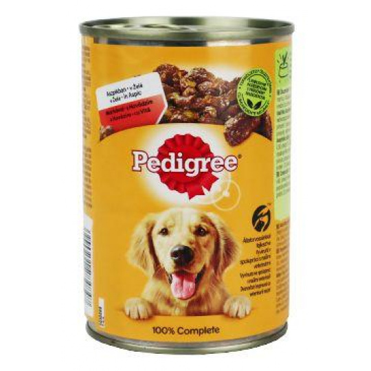 Pedigree konz. Can Adult hovězí v želé 400g