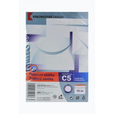 Obálka bílá samolepící C5 50ks 162x229mm Obálka bílá samolepící C5 50ks 162x229mm