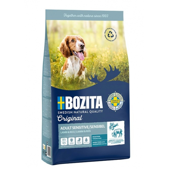 BOZITA Original Sensitive Digestion Lamb and rice - suché krmivo pro psy - 12kg