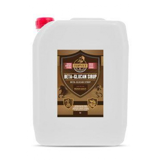 Beta-glucan sirup pro koně TOPVET 5l