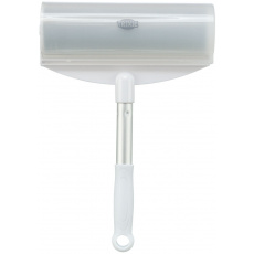 XXL váleček na odstranění chlupů z textilu 20 × 30 cm, silikon, bílá/šedá