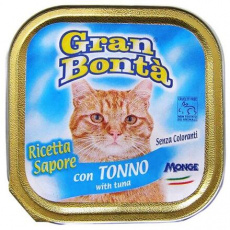 GRAN BONTA paštika s tuňákem pro kočky 100g GRAN BONTA paštika s tuňákem pro kočky 100g