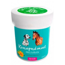 Konopná mast na kůži pro zvířata 100ml Konopná mast na kůži pro zvířata 100ml