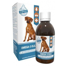 Omega 3 olej pro psy TOPVET 200ml Omega 3 olej pro psy TOPVET 200ml