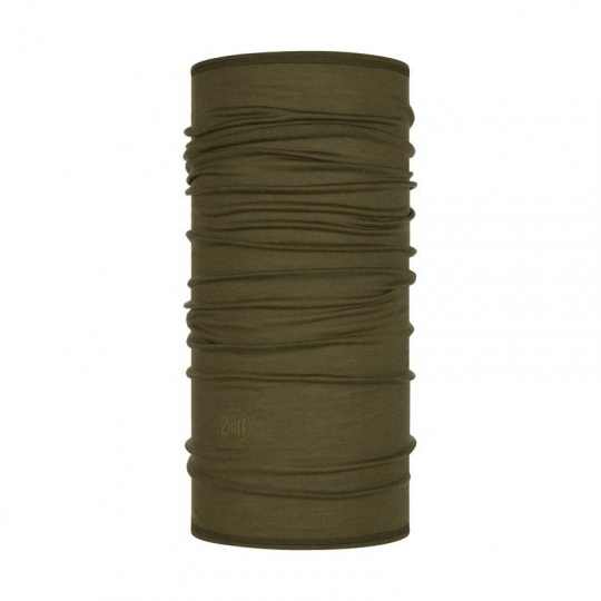 BUFF MERINO LIGHTWEIGHT multifunkční popruh pro dospělé SOLID BARK