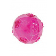 Hračka pes BALL TPR POP míček 6cm růžová Zolux