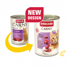 ANIMONDA konzerva CARNY Adult - hovězí, jehněčí 400g