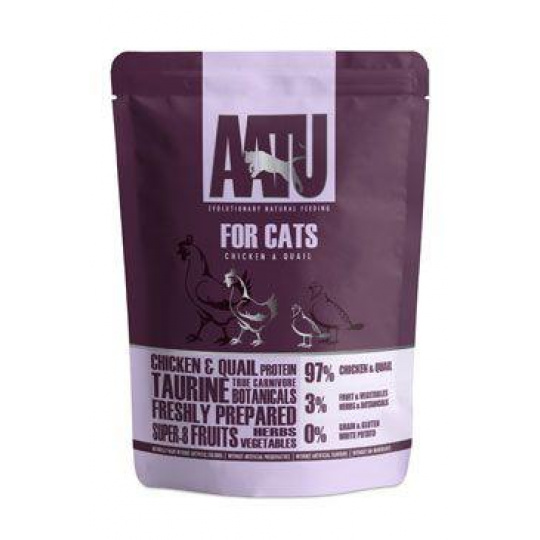AATU Cat Chicken&Quail kapsa 85g