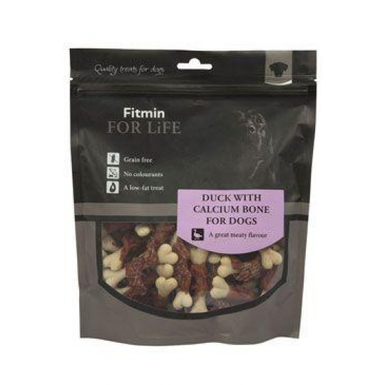 Fitmin FL dog poch. Treats Kalciová kost s kachnou400g