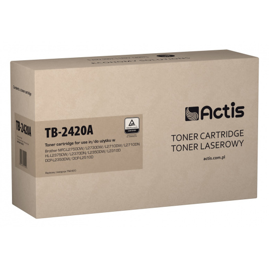 Actis Toner TB-2420A pro tiskárny Brother; náhradní toner Brother TN-2420A; Supreme; 3000 stran; černý)