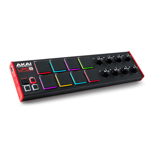 AKAI LPD 8 MKII - Mini USB/MIDI kontrolér