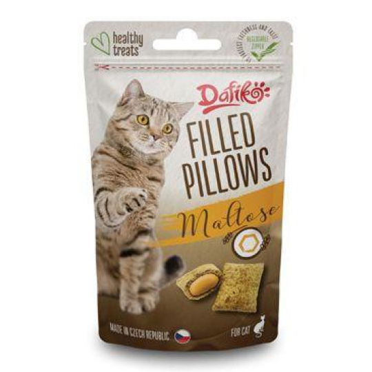 Dafiko plněné polštářky pro kočky s maltózou 40g