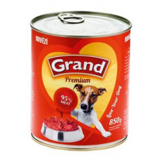 GRAND konz. pes hovězí 850g GRAND konz. pes hovězí 850g