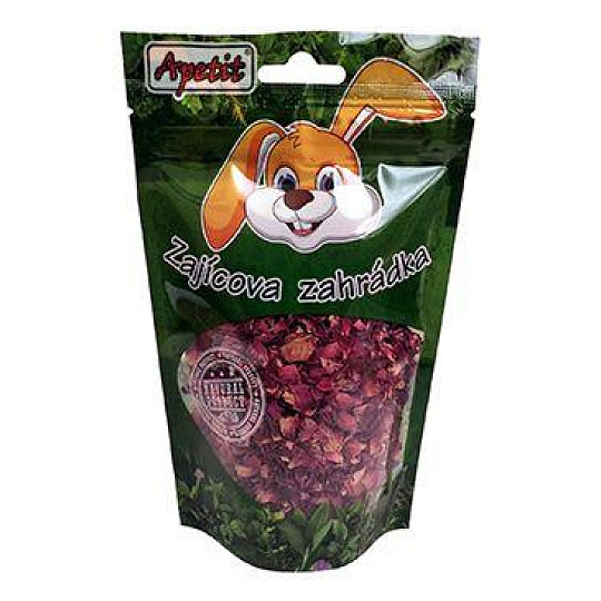 Apetit zajícova zahrádka Okvětní lístky růží 24g