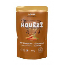 Louie Dog kapsa Hovězí s mrkví 150g