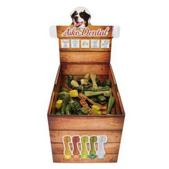 Pochoutka Aiko Dental Brush S/7cm/140ks box