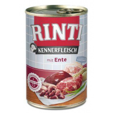 Rinti Dog Kennerfleisch konzerva kachní srdce 400g Rinti Dog Kennerfleisch konzerva kachní srdce 400g